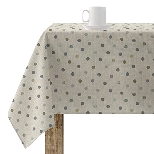 BELUM | Cloak XL 100x140cm Edelstahl 100% Harz Baumwolle Tischdecke Wachstuch abwaschbar Tischdecke Wasserdicht Fleckentferner flüssig abweisend von MUARE