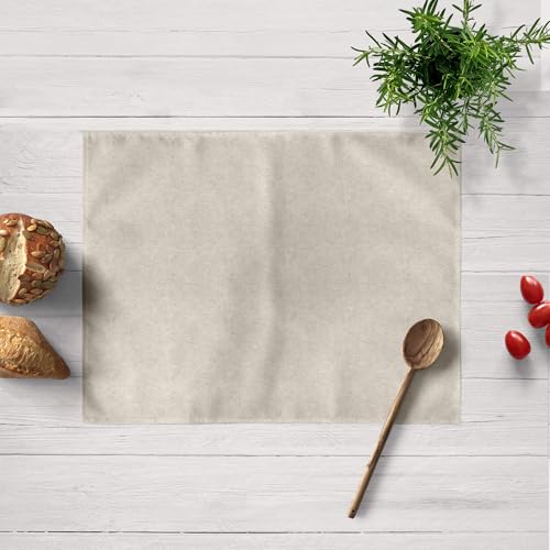 Belum Tischset, 2 Stück, Maße: 45 x 35 cm, Stoff: 30% Leinen, 60% Baumwolle und 10% Polyester harzbeschichtet, schmutzabweisend, 210 g, Modell: Leinen 101 von BL BELUM