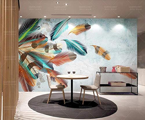 Fototapete 3D Effekt Tapete Farbe Feder Textur Tapeten Vliestapete Wandbilder Wohnzimmer Schlafzimmer Fototapete 3D Effekt Tapete Farbe Feder Textur Tapeten Vliestapete Wandbilder Wohnzimmer Schlafzimmer von MUBOO WALLPAPER