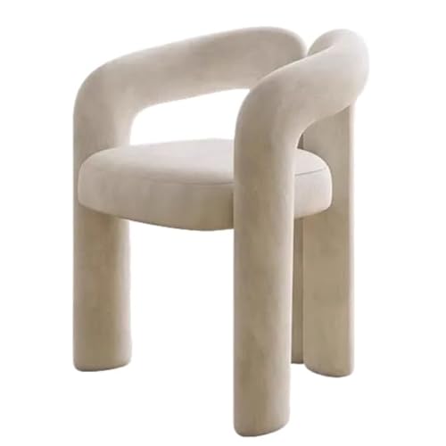 MUBOYI Kreative Ankleidestühle, Schminkhocker und Stühle mit Rückenlehne for das Schlafzimmer(White) von MUBOYI