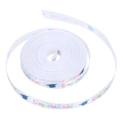 MUCKLILY 1 Rolle Staffelungsband Diplomband Abschlussband Als Andenken Abschluss Zubehör Abschlussbögen Abschluss Wickelband Abschlussbandkranz Abschlussband-Krawatte Polyester MUCKLILY 1 Rolle Staffelungsband Diplomband Abschlussband Als Andenken Abschluss Zubehör Abschlussbögen Abschluss Wickelband Abschlussbandkranz Abschlussband-Krawatte Polyester von MUCKLILY