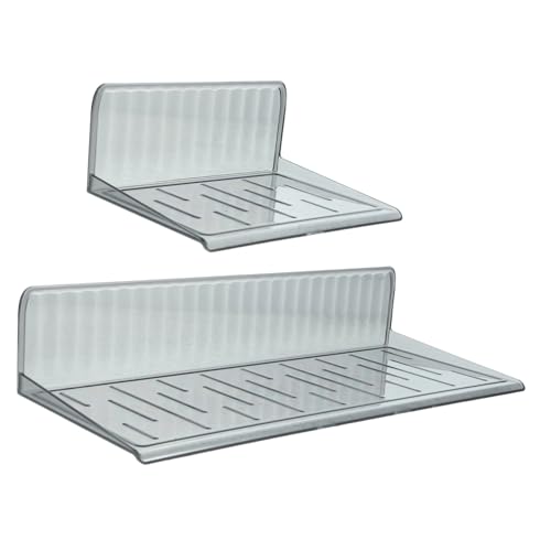 MUCKLILY 1 Satz Badezimmer Wandregal Teiliges Bohrfreies Floating Shelf für Küche Schlafzimmer und Bad Minimalistisches Design Hohe Tragfähigkeit Einfache Installation MUCKLILY 1 Satz Badezimmer Wandregal Teiliges Bohrfreies Floating Shelf für Küche Schlafzimmer und Bad Minimalistisches Design Hohe Tragfähigkeit Einfache Installation von MUCKLILY