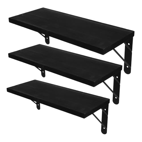 MUCKLILY 1 Satz Rustikales Wandregal Set aus Holz Teiliges Floating Shelf für Küche Bad Schlafzimmer Robuste Wandablage für Kosmetik und Deko Design mit Hoher Tragfähigkeit MUCKLILY 1 Satz Rustikales Wandregal Set aus Holz Teiliges Floating Shelf für Küche Bad Schlafzimmer Robuste Wandablage für Kosmetik und Deko Design mit Hoher Tragfähigkeit von MUCKLILY