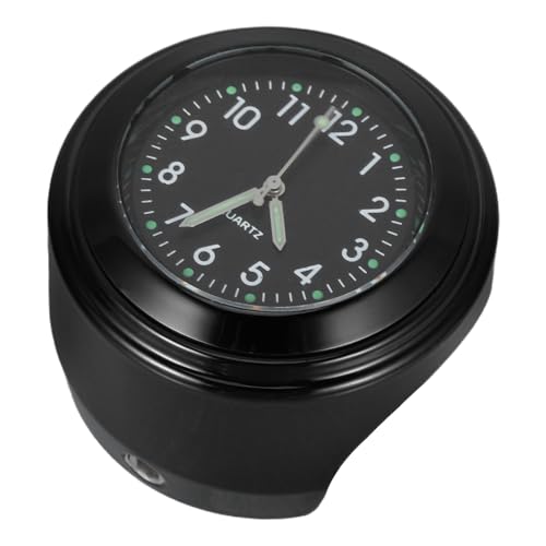 MUCKLILY 1 Set Motorrad Lenkeruhr Und Temperaturanzeige – Universelles Leichtes Aluminiumdesign Mit Präziser Quarz Zeitmessung MUCKLILY 1 Set Motorrad Lenkeruhr Und Temperaturanzeige – Universelles Leichtes Aluminiumdesign Mit Präziser Quarz Zeitmessung von MUCKLILY
