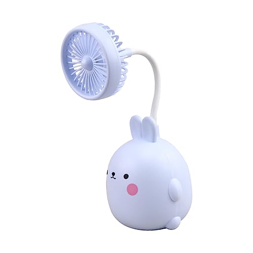 MUCKLILY 1 Stück Kaninchen USB Mini Clip Schreibtisch Mini Kühlung Kleiner Kleiner Tragbarer Cartoon Mehrzweck von MUCKLILY