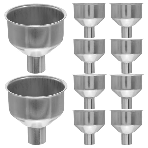 MUCKLILY 10 Stück Mini Trichter für Küche Öl und Flüssigkeitsübertragung für Einmachgläser und Kleine Flaschen Langlebig und Praktisch für Haushalt MUCKLILY 10 Stück Mini Trichter für Küche Öl und Flüssigkeitsübertragung für Einmachgläser und Kleine Flaschen Langlebig und Praktisch für Haushalt von MUCKLILY