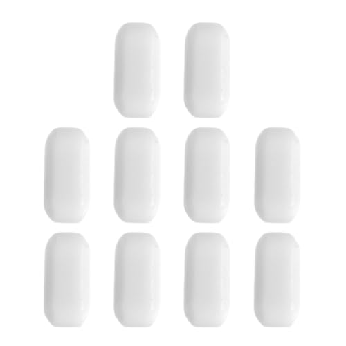 MUCKLILY 10 Stück Ptfe-magnetrührstäbe Zum Mischen Bei Hohen Temperaturen Im Labor Weiß 5 Mm Magnetrührer-set von MUCKLILY