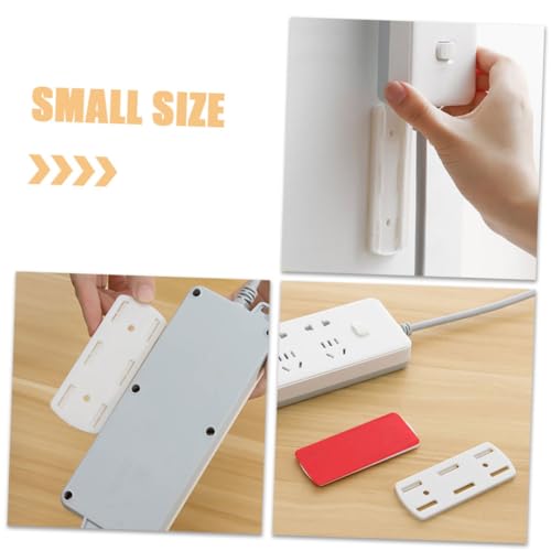 MUCKLILY 10 Stück Selbstklebende Steckdosenhalterung Stanzfreie Wandmontage Vielseitiger Power Strip Fixierer aus Robustem Kunststoff Installieren für Zuhause und Büro MUCKLILY 10 Stück Selbstklebende Steckdosenhalterung Stanzfreie Wandmontage Vielseitiger Power Strip Fixierer aus Robustem Kunststoff Installieren für Zuhause und Büro von MUCKLILY