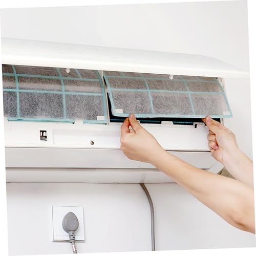 MUCKLILY 10 Stück Teiliges Anti-staubfilterpapier mit robuster Doppelseitiger Klebefläche Zuschneidbar für Klimaanlagen-luftauslass Luftreinigend Verschleißfest Geeignet für Zuhause und von MUCKLILY