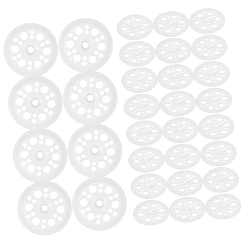 MUCKLILY 100 Stck Kunststoff Rundscheiben Isolierplatten Unterlegscheiben mit Kunststoffunterlagen für Dämmplatten Innen Außen Vielseitig Verwendbar Langlebig und Leicht MUCKLILY 100 Stck Kunststoff Rundscheiben Isolierplatten Unterlegscheiben mit Kunststoffunterlagen für Dämmplatten Innen Außen Vielseitig Verwendbar Langlebig und Leicht von MUCKLILY
