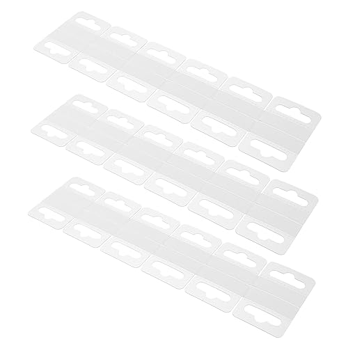 MUCKLILY 100 Stück Selbstklebende PVC Aufhängeetiketten Transparent Hänge Tabs für Displays für Einzelhandel Supermärkte Präsentation Leichter MUCKLILY 100 Stück Selbstklebende PVC Aufhängeetiketten Transparent Hänge Tabs für Displays für Einzelhandel Supermärkte Präsentation Leichter von MUCKLILY