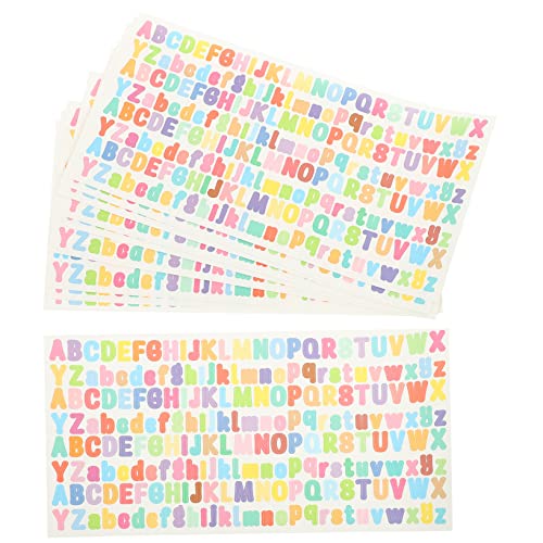 MUCKLILY 10Blätter Selbstklebende Buchstabenaufkleber Vinyl Alphabet Aufkleber für DIY Bastelprojekte und Vielseitig Einsetzbar für Handarbeiten Karten MUCKLILY 10Blätter Selbstklebende Buchstabenaufkleber Vinyl Alphabet Aufkleber für DIY Bastelprojekte und Vielseitig Einsetzbar für Handarbeiten Karten von MUCKLILY