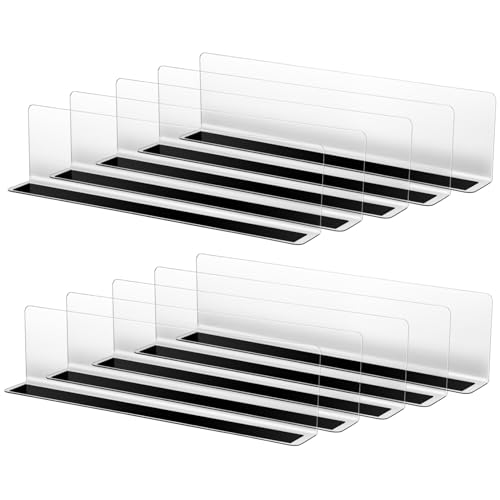 MUCKLILY 10stücke PVC Regaltrenner Mit Magnet Transparent Für Supermarkt Geschäft Kleidungsgeschäft Effiziente Klassifizierung Von Waren von MUCKLILY