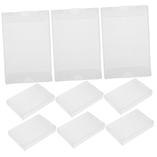 MUCKLILY 10stücke PVC Magnetband Aufbewahrungsboxen Transparente Cassette Für Audio-Kassetten Kompakte Und Tragbare Aufbewahrungslösung Für Sammler Und Feuchtigkeitsschutz von MUCKLILY