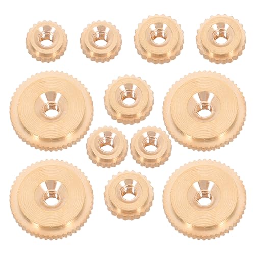 MUCKLILY 12-teiliges Uhrzeigermuttern-sortiment Aus Messing, Befestigungsmuttern Für Mechanische Uhrwerke, Standuhren, Wandkamin, Antike Uhren, Reparaturteile, Werkzeuge, Ersatz MUCKLILY 12-teiliges Uhrzeigermuttern-sortiment Aus Messing, Befestigungsmuttern Für Mechanische Uhrwerke, Standuhren, Wandkamin, Antike Uhren, Reparaturteile, Werkzeuge, Ersatz von MUCKLILY