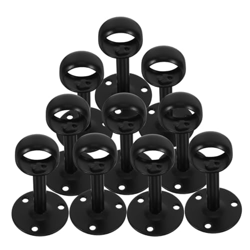 MUCKLILY 16 Stück Teiliges Vorhangstangenhalter aus Robuste Wandmontage für Gardinenstangen Multifunktional für Innen und Außenbereiche zum Aufhängen von Kleidung und Handtüchern MUCKLILY 16 Stück Teiliges Vorhangstangenhalter aus Robuste Wandmontage für Gardinenstangen Multifunktional für Innen und Außenbereiche zum Aufhängen von Kleidung und Handtüchern von MUCKLILY