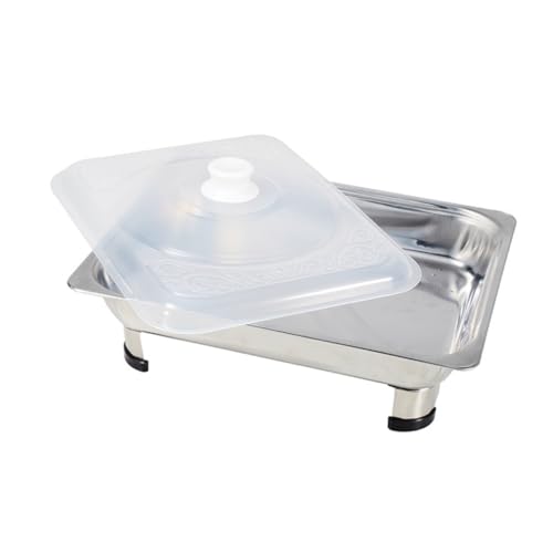 MUCKLILY 1Satz Buffetofen Quadratischer Lebensmittelspeicherhalter für Buffets Catering und Events Langlebig und Attraktiv für Hochzeiten und Partys von MUCKLILY