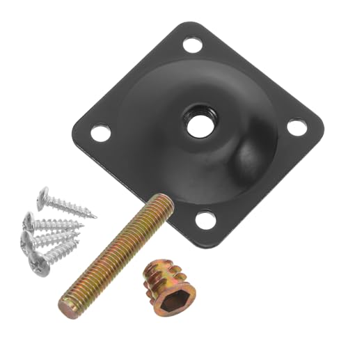 MUCKLILY 1Satz Robuste Metall Möbelbeine Halterungen Montageplatte für Sofas Tische und Stühle Einfache Installation Stabile Verbindung und Verbesserte Haltbarkeit MUCKLILY 1Satz Robuste Metall Möbelbeine Halterungen Montageplatte für Sofas Tische und Stühle Einfache Installation Stabile Verbindung und Verbesserte Haltbarkeit von MUCKLILY