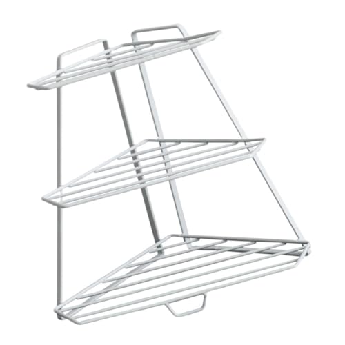 MUCKLILY Eckregal Für Badezimmer Dreieckregal Als Küchenregal Oder Lagerregal Multifunktionales Aufbewahrungsregal Mit Schlichtem Design MUCKLILY Eckregal Für Badezimmer Dreieckregal Als Küchenregal Oder Lagerregal Multifunktionales Aufbewahrungsregal Mit Schlichtem Design von MUCKLILY