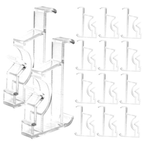 MUCKLILY 2 Sätze Robuste Fensterdekoration Klammern Vorhanghalter Ersatzclips Langlebig Einfach zu Montieren für Haushaltsjalousien und Gardinen Zubehör von MUCKLILY