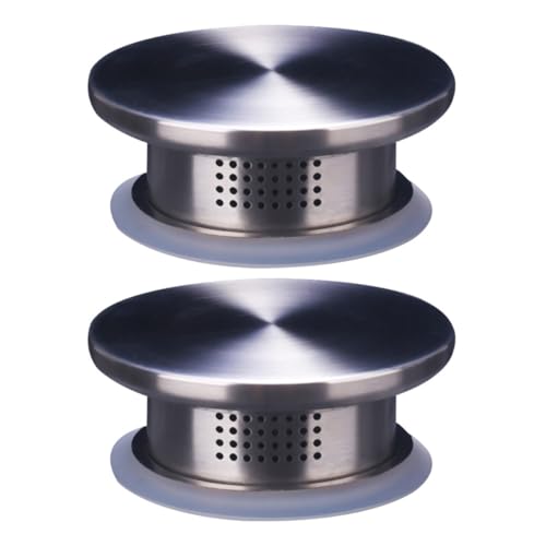 MUCKLILY 2 Stück Edelstahl Wasserkrugdeckel mit Silikondichtung Haushalts Pitcher Deckel mit Filterlöchern Staubschutz und Teesieb für Kaltwasser Karaffe Bpa frei Kühlschrank Geeignet MUCKLILY 2 Stück Edelstahl Wasserkrugdeckel mit Silikondichtung Haushalts Pitcher Deckel mit Filterlöchern Staubschutz und Teesieb für Kaltwasser Karaffe Bpa frei Kühlschrank Geeignet von MUCKLILY