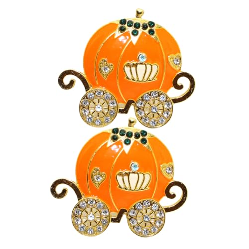 MUCKLILY 2 Stück Halloween Serviettenringe Kürbiswagen Design aus Legierung mit Strass Tischdekoration für Thanksgiving und Party Stabile Wiederverwendbare Serviettenhalter MUCKLILY 2 Stück Halloween Serviettenringe Kürbiswagen Design aus Legierung mit Strass Tischdekoration für Thanksgiving und Party Stabile Wiederverwendbare Serviettenhalter von MUCKLILY