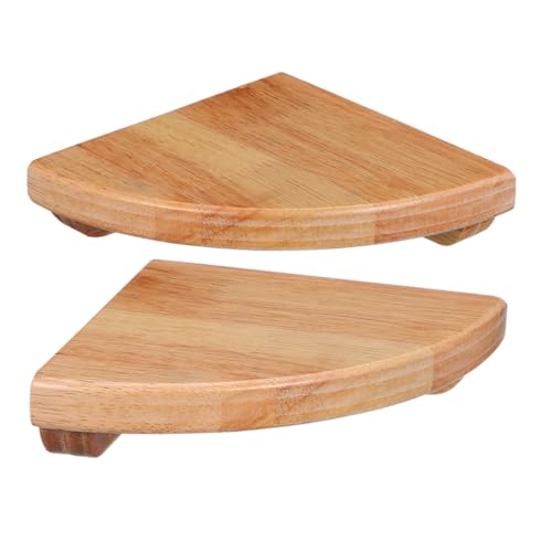 MUCKLILY 2 Stück Holzlüfterpartition Wandmontierte Regale Wandmontierter Duschständer Badezimmer Dusche Wand Schwebendes Eckregal Bauerneckregal Coffee Hölzern MUCKLILY 2 Stück Holzlüfterpartition Wandmontierte Regale Wandmontierter Duschständer Badezimmer Dusche Wand Schwebendes Eckregal Bauerneckregal Coffee Hölzern von MUCKLILY