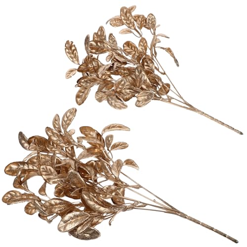 MUCKLILY 2 Stück Künstliche Weihnachtsblätter Leuchtende Deko-Picks für Christbaum DIY Vase Füller Bunte Kunststoff Festliche Weihnachtsdeko und Wohnraumgestaltung MUCKLILY 2 Stück Künstliche Weihnachtsblätter Leuchtende Deko-Picks für Christbaum DIY Vase Füller Bunte Kunststoff Festliche Weihnachtsdeko und Wohnraumgestaltung von MUCKLILY