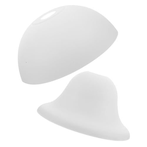 MUCKLILY 2 Stück Kunststoff Lampenschirm Deckenleuchte Modern Einfach Leicht Kompakt Leuchtenschirm Für Wohnzimmer Deckenlampe von MUCKLILY