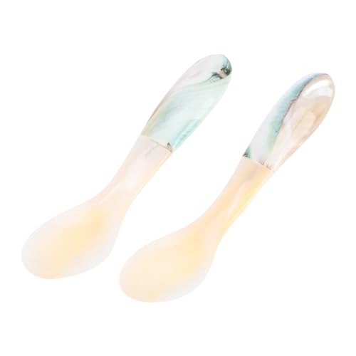 MUCKLILY 2 Stück Teiliges Natürliche Muschel Kaffeelöffel Perlmutt Optik Zarte Dessertlöffel Vielseitig Verwendbar für Kaffee Zucker Tee Eisspeisen für Partys und Geschenke MUCKLILY 2 Stück Teiliges Natürliche Muschel Kaffeelöffel Perlmutt Optik Zarte Dessertlöffel Vielseitig Verwendbar für Kaffee Zucker Tee Eisspeisen für Partys und Geschenke von MUCKLILY