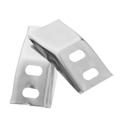 MUCKLILY 2 Stück Urinal Wandhalterung Metall Set mit Befestigungsschrauben Robuste Halterung zur Einfachen Montage Geeignet für Wandmontierte Urinale im Badezimmer Langlebig und Funktional von MUCKLILY