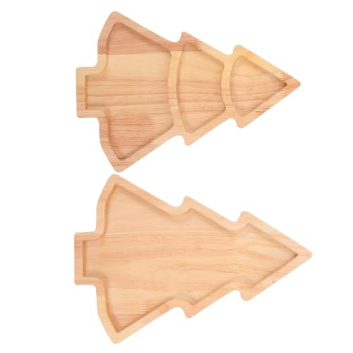 MUCKLILY 2 Stück Weihnachtstabletts Aus Holz Servierplatten In Baumform Dekorative Vorspeisenteller Käse Keks Sandwich Dessert Und Snackteller Wurstbretter MUCKLILY 2 Stück Weihnachtstabletts Aus Holz Servierplatten In Baumform Dekorative Vorspeisenteller Käse Keks Sandwich Dessert Und Snackteller Wurstbretter von MUCKLILY