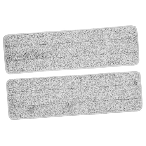 MUCKLILY 2 Stück Wiederverwendbare Wischmopp Ersatzpads Mikrofaser Mop Kopf Bezug Waschbar für Hartböden Haustierhaar Staubaufnahme Geeignet für Laminat Fliesen MUCKLILY 2 Stück Wiederverwendbare Wischmopp Ersatzpads Mikrofaser Mop Kopf Bezug Waschbar für Hartböden Haustierhaar Staubaufnahme Geeignet für Laminat Fliesen von MUCKLILY