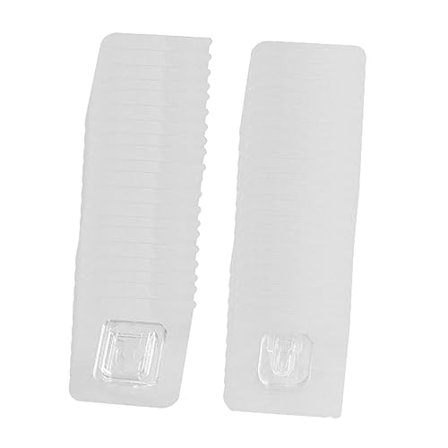 MUCKLILY 20Sätze Transparente Klebehaken Selbstklebende Wandhaken für Steckdosen Router und kein Bohren Erforderlich und Abnehmbar für Glatte Oberflächen von MUCKLILY