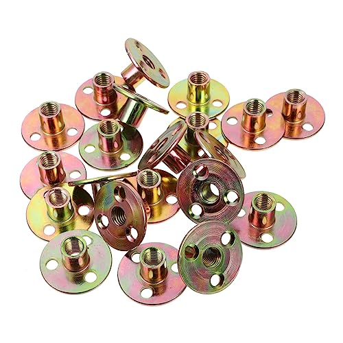 MUCKLILY 20stücke Edelstahl Mutter Set Mit Flanschplatte Und Rundplattenmutter Inklusive Blockademutter Und Schraubenmuttern Für Möbelmontage Und Wandhalterungen MUCKLILY 20stücke Edelstahl Mutter Set Mit Flanschplatte Und Rundplattenmutter Inklusive Blockademutter Und Schraubenmuttern Für Möbelmontage Und Wandhalterungen von MUCKLILY