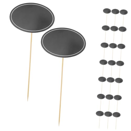 MUCKLILY 24 Stück Beschreibbare Tafelmarker für Partybuffet Käse und Dessertbeschriftungen Wiederverwendbare Lebensmittel Labels für Hochzeiten und Feiern MUCKLILY 24 Stück Beschreibbare Tafelmarker für Partybuffet Käse und Dessertbeschriftungen Wiederverwendbare Lebensmittel Labels für Hochzeiten und Feiern von MUCKLILY