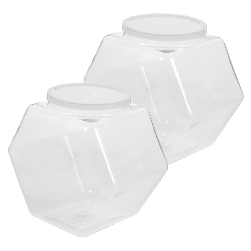 MUCKLILY 2St Süßigkeiten-Keksdose Keksdosen plätzchendose Aufbewahrungsbehälter aus Kunststoff Vorratsdosen für Lebensmittel kekse Süßigkeitenglas kleine Bonbondose Snackhalter Siegel MUCKLILY 2St Süßigkeiten-Keksdose Keksdosen plätzchendose Aufbewahrungsbehälter aus Kunststoff Vorratsdosen für Lebensmittel kekse Süßigkeitenglas kleine Bonbondose Snackhalter Siegel von MUCKLILY