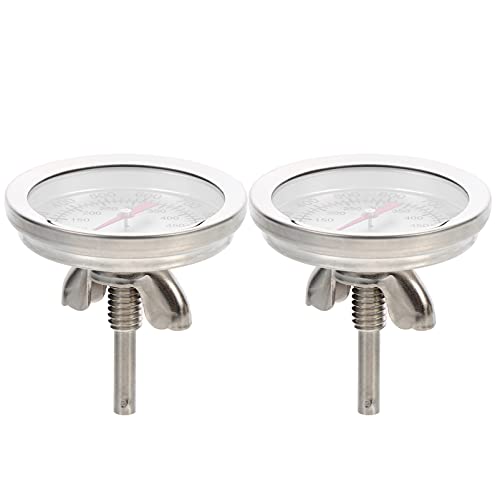 MUCKLILY 2Stücke Bimetallisches Grillthermometer Küchen Thermometer für Präzise Temperaturkontrolle Beim Kochen Backen und Bbq für Ofen und Grill MUCKLILY 2Stücke Bimetallisches Grillthermometer Küchen Thermometer für Präzise Temperaturkontrolle Beim Kochen Backen und Bbq für Ofen und Grill von MUCKLILY