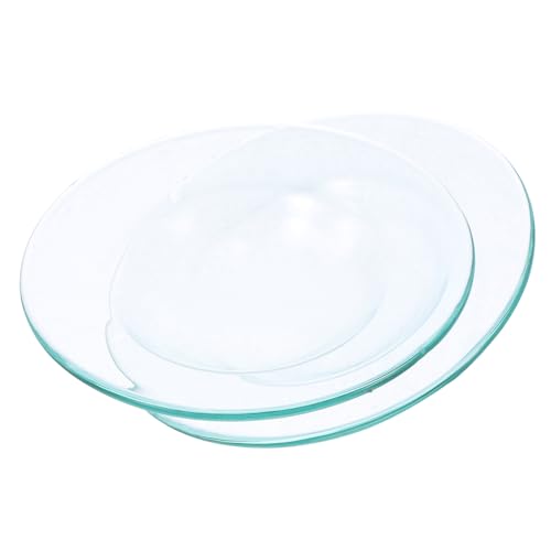 MUCKLILY 2stücke Aroma Lampe Für Ätherische Öle -wachs-tabletts Ölwärmerschalen Für Aromatherapie-Lampe Wachsheizplatten Transparente Farbe von MUCKLILY