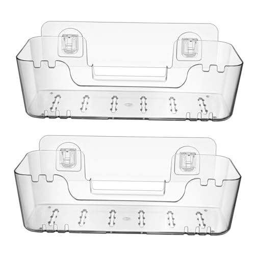 MUCKLILY 2stücke Wandmontiertes Badezimmerregal Organizer Toilette Für Handtücher Und Toilettenartikel Transparentes Regal Platz Sparendes Aufbewahrungssystem Für Badezimmer MUCKLILY 2stücke Wandmontiertes Badezimmerregal Organizer Toilette Für Handtücher Und Toilettenartikel Transparentes Regal Platz Sparendes Aufbewahrungssystem Für Badezimmer von MUCKLILY