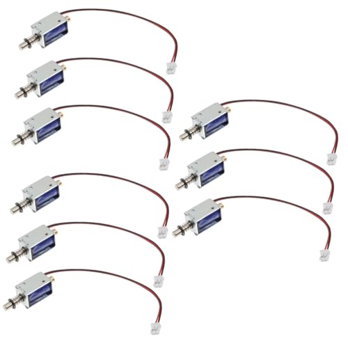 MUCKLILY 9stücke Push Pull Elektromagnet Linearer Solenoid Für Spielzeug Und Bastelprojekte Effizient Kompakt Und Installieren Niedriger Stromverbrauch von MUCKLILY