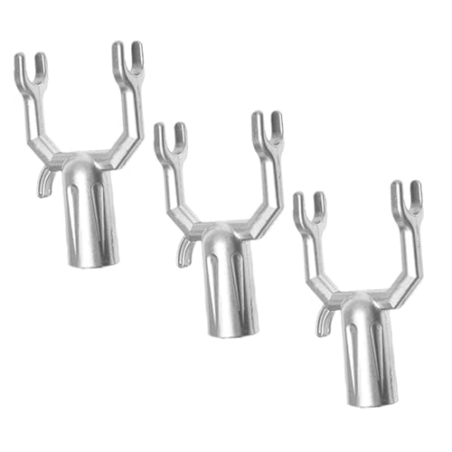 MUCKLILY 3 Stück Kleiderstangengabeln aus Aluminiumlegierung Ersatz Trockenstockgabeln mit Leichtem Design Einfache Installation Vielseitig für Balkon Zuhause und Wäschetrocknung Geeignet MUCKLILY 3 Stück Kleiderstangengabeln aus Aluminiumlegierung Ersatz Trockenstockgabeln mit Leichtem Design Einfache Installation Vielseitig für Balkon Zuhause und Wäschetrocknung Geeignet von MUCKLILY