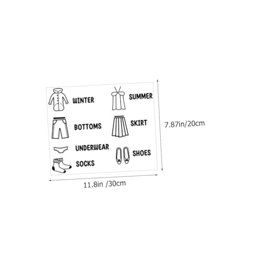 MUCKLILY 3 Stück Teiliges Kleidung Organisator Aufkleber Kleidung Etiketten Abnehmbar für Kleiderschrank Ordnung und Klassifizierung für Kinderzimmer und Studentenwohnheim MUCKLILY 3 Stück Teiliges Kleidung Organisator Aufkleber Kleidung Etiketten Abnehmbar für Kleiderschrank Ordnung und Klassifizierung für Kinderzimmer und Studentenwohnheim von MUCKLILY