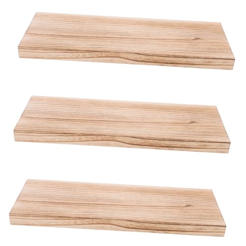 MUCKLILY 3 Stück Teiliges Wandregal aus Naturholz Wandmontierte Schweberegale für Bad und Wohnzimmer Vielseitiges Regal für Stilvolle Aufbewahrung und Dekoration MUCKLILY 3 Stück Teiliges Wandregal aus Naturholz Wandmontierte Schweberegale für Bad und Wohnzimmer Vielseitiges Regal für Stilvolle Aufbewahrung und Dekoration von MUCKLILY