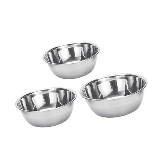 MUCKLILY 3 Stücke Teiliges Edelstahl Schalen Medizinische Behandlungsschalen Iodine Schale Multifunktionale Schalen für Labor Salon und Zuhause von MUCKLILY