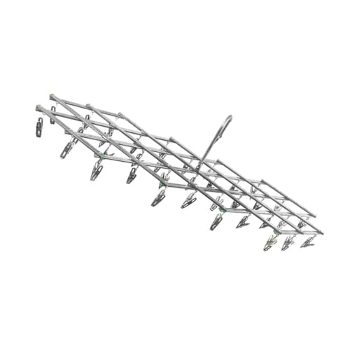 MUCKLILY 35 Stück Edelstahl Wäschespinne Faltbar mit Clips Winddichter Haken Rutschfester Sockel Handtuchhalter für Effizientes Trocknen Platzsparend für Haushalt und Schlafzimmer MUCKLILY 35 Stück Edelstahl Wäschespinne Faltbar mit Clips Winddichter Haken Rutschfester Sockel Handtuchhalter für Effizientes Trocknen Platzsparend für Haushalt und Schlafzimmer von MUCKLILY