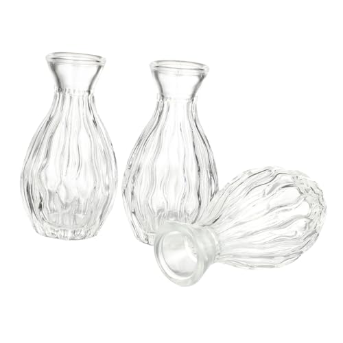 MUCKLILY 3stücke Diffusor Flaschen Transparent Aromatherapie Gläser Wohn Dekoration Nachfüllbar Für Ätherische Öle Mit Großem Fassungsvermögen von MUCKLILY
