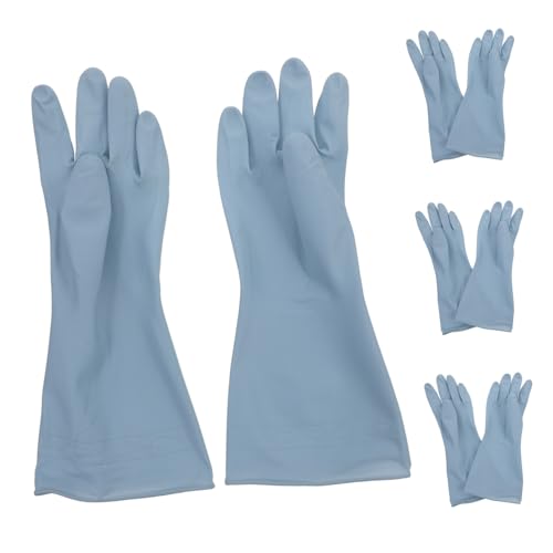 MUCKLILY 4 Paare Spülhandschuhe S Wasserdichte Rutschfeste Gummihandschuhe für Geschirr Töpfe Wiederverwendbare Reinigungshandschuhe Dünne Küchenhandschuhe für Haushalt und Spülen MUCKLILY 4 Paare Spülhandschuhe S Wasserdichte Rutschfeste Gummihandschuhe für Geschirr Töpfe Wiederverwendbare Reinigungshandschuhe Dünne Küchenhandschuhe für Haushalt und Spülen von MUCKLILY