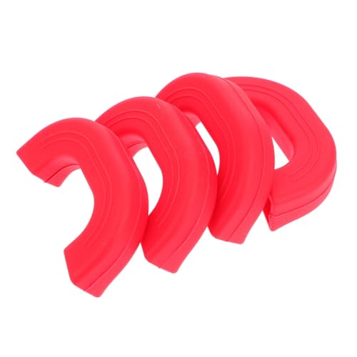 MUCKLILY 4 Stück Silikon Topfgriffschutz Hitzebeständig Anti rutsch Kochgriffschoner für Pfannen und Töpfe Wiederverwendbar Hitzeisolierend Schützt Hände vor Verbrennungen Beim Kochen MUCKLILY 4 Stück Silikon Topfgriffschutz Hitzebeständig Anti rutsch Kochgriffschoner für Pfannen und Töpfe Wiederverwendbar Hitzeisolierend Schützt Hände vor Verbrennungen Beim Kochen von MUCKLILY