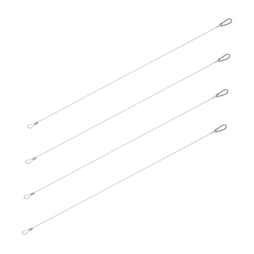 MUCKLILY 4 Stück Teiliges Edelstahl Sicherheitsstahlseil Stark Verstellbares Kabel mit Schnalle für Gepäck Lampen Pflanzenbeleuchtung Schwer Belastbar Rostfrei Lang MUCKLILY 4 Stück Teiliges Edelstahl Sicherheitsstahlseil Stark Verstellbares Kabel mit Schnalle für Gepäck Lampen Pflanzenbeleuchtung Schwer Belastbar Rostfrei Lang von MUCKLILY